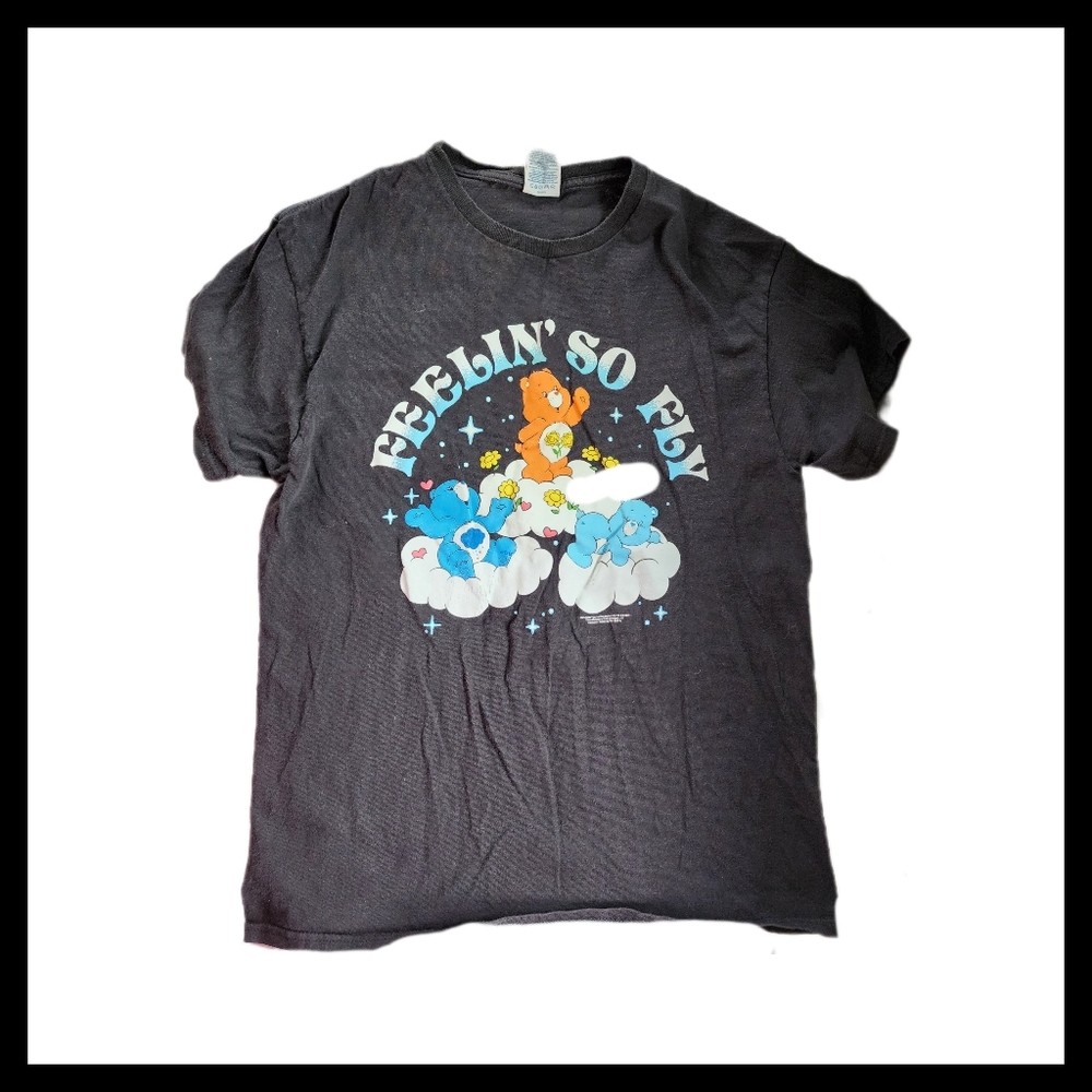 🎈5/$10🎈 Black Graphic Care Bears T-Shirt